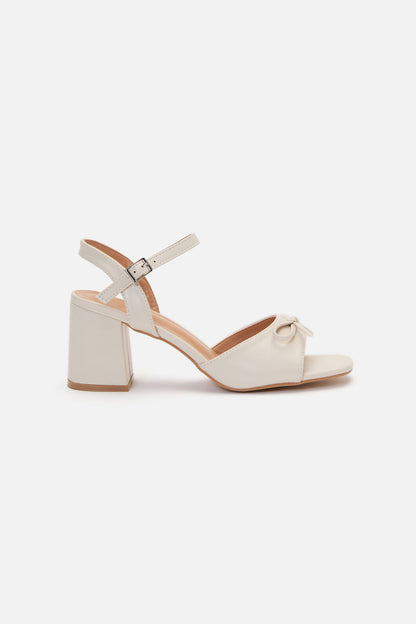 Princess Highway - Cream Bow Heel - cream