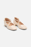 Princess Highway - Cream Patent Heart Heel - cream