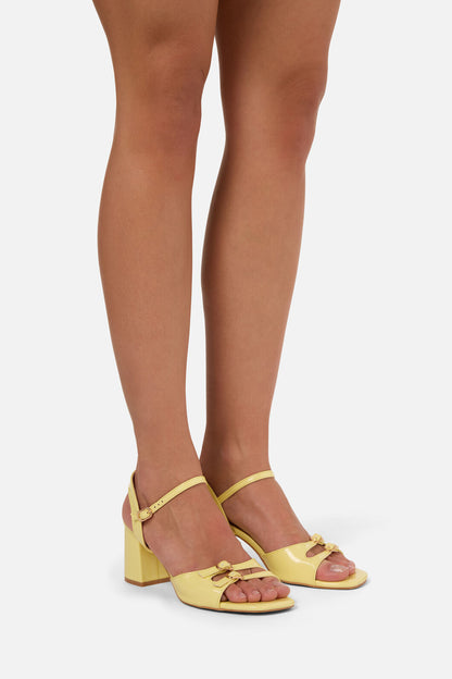 Princess Highway - Lemon Buckle Heel - lemon