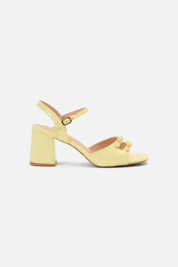 Princess Highway - Lemon Buckle Heel - lemon