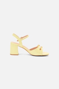 Princess Highway - Lemon Buckle Heel - lemon