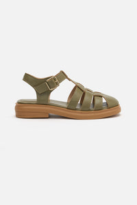 Princess Highway - Olive Wide Strap Sandal - olive