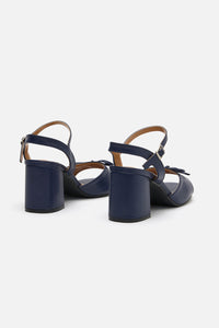 Princess Highway - Navy Bow Heel - navy