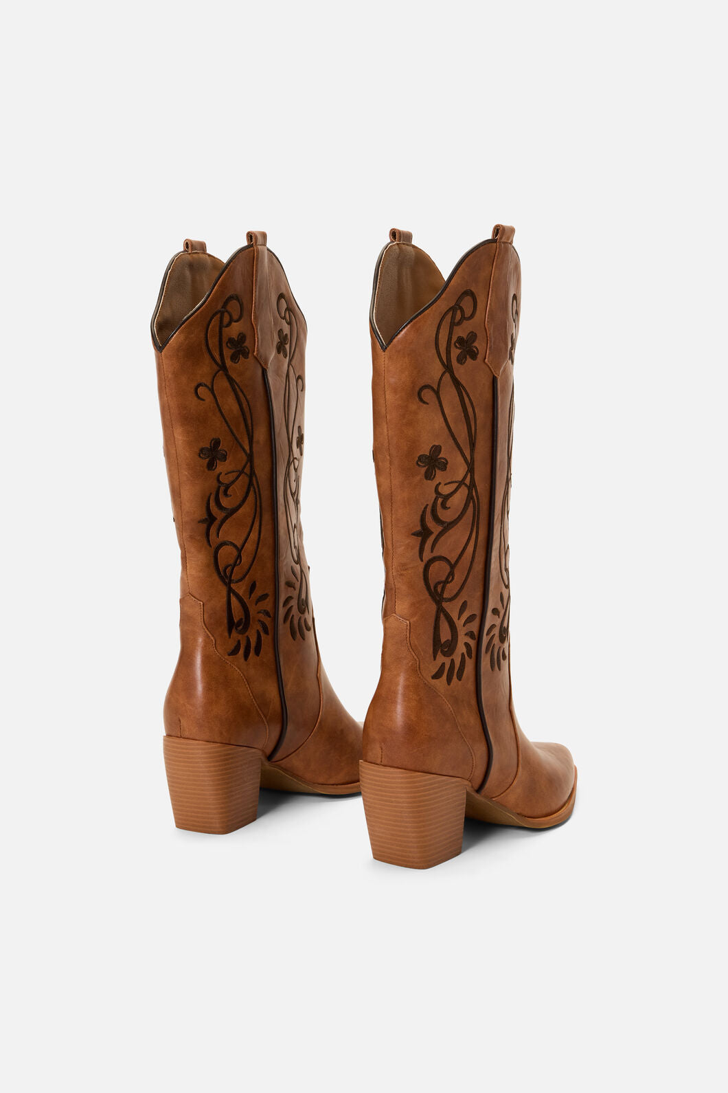 Princess Highway - Embroidered Western Boot - tan