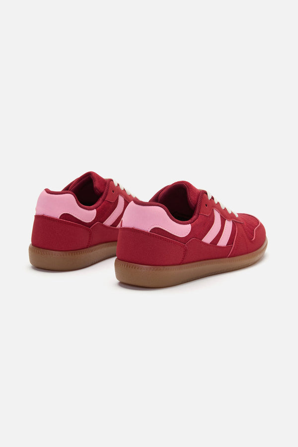 Princess Highway - Red Retro Sneaker - dark-red