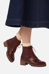 Princess Highway - Plum Lace Up Boot - plum