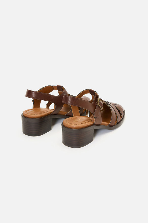 Princess Highway - Chocolate Heeled Sandal - chocolate