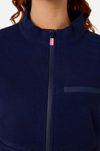 Princess Highway - Scrubs Navy Polar Fleece Vest - navy