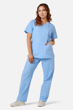 Princess Highway - Scrubswithlove Blue Scrub Set - light-blue