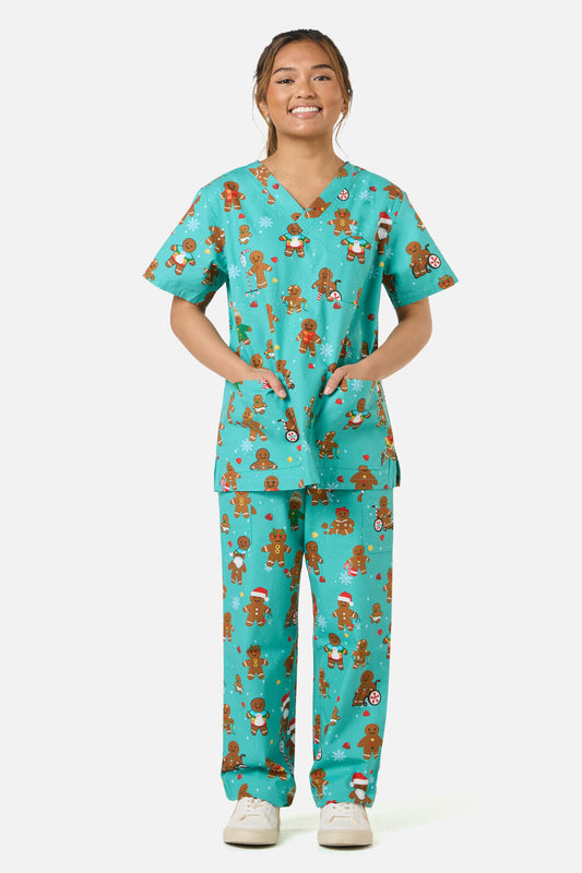 Princess Highway - GINGERBREAD SCRUB SET - teal