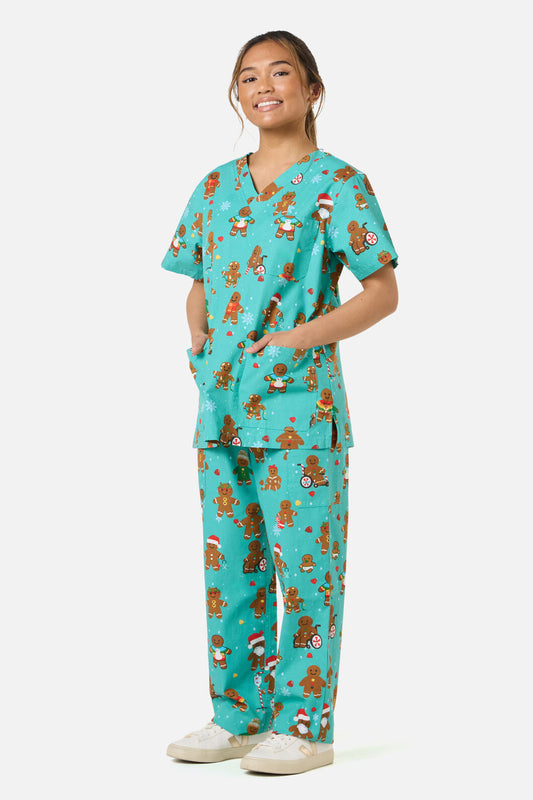 Princess Highway - GINGERBREAD SCRUB SET - teal