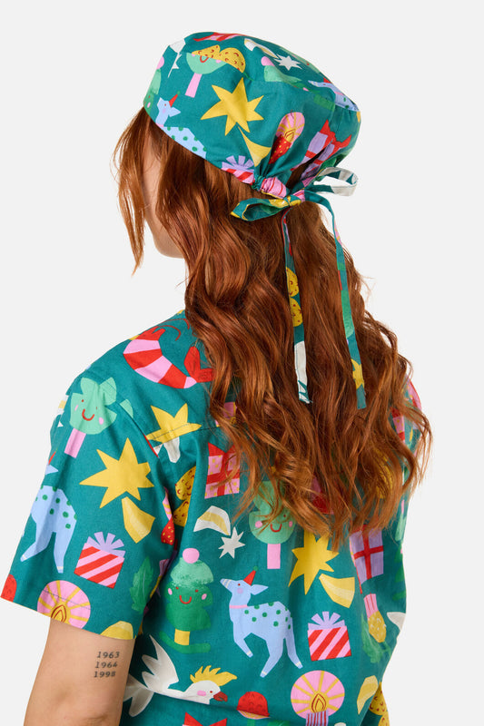 Princess Highway - WATTLE & WONDER SCRUB HAT - green