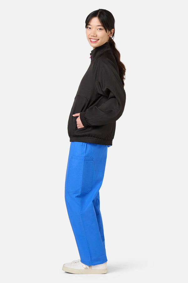 Princess Highway - Scrub Womens Black Zip Up Jacket - black