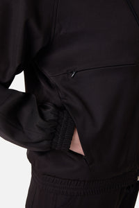 Princess Highway - Scrub Wmns Black zip up Jacket - black
