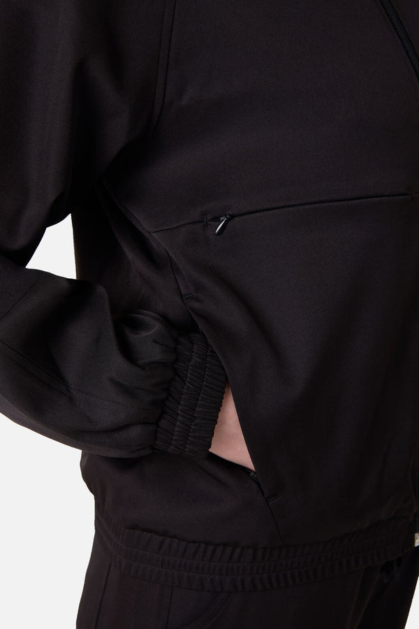 Princess Highway - Scrub Wmns Black zip up Jacket - black