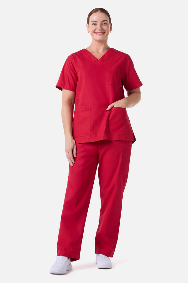 Princess Highway - Scrubswithlove Red Scrub Set - red