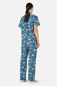 Princess Highway - Snailed It Scrub Set - blue
