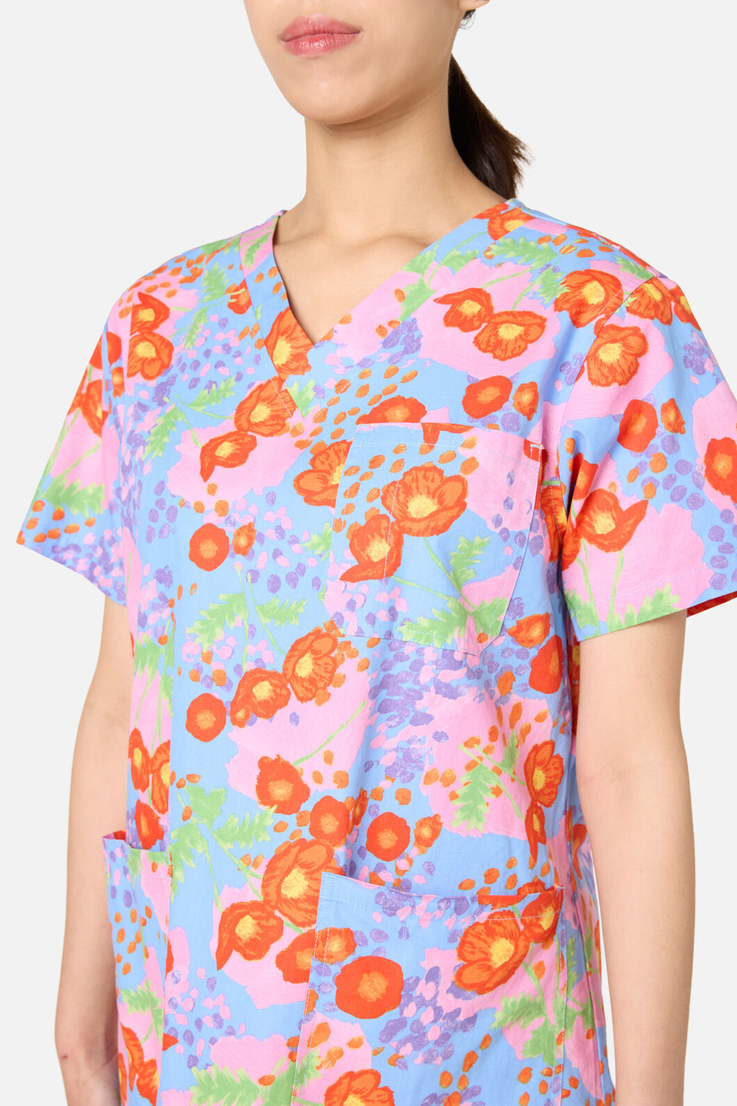 Princess Highway - Poppy Dotty Scrub Set - multi