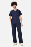 Princess Highway - 100% Cotton Navy Scrub Set - navy