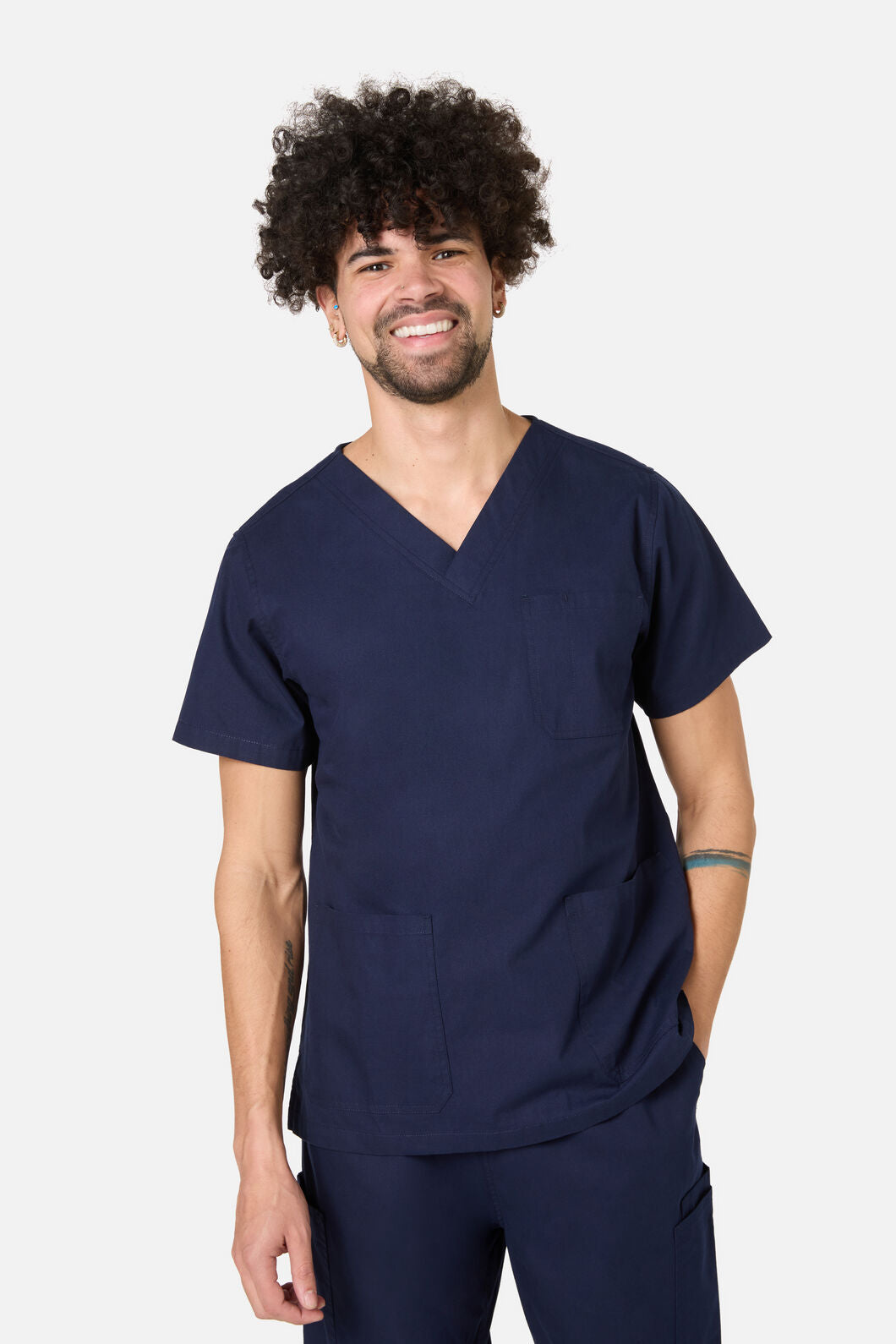Princess Highway - 100% Cotton Navy Scrub Set - navy