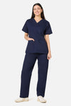 Princess Highway - 100% Cotton Navy Scrub Set - navy