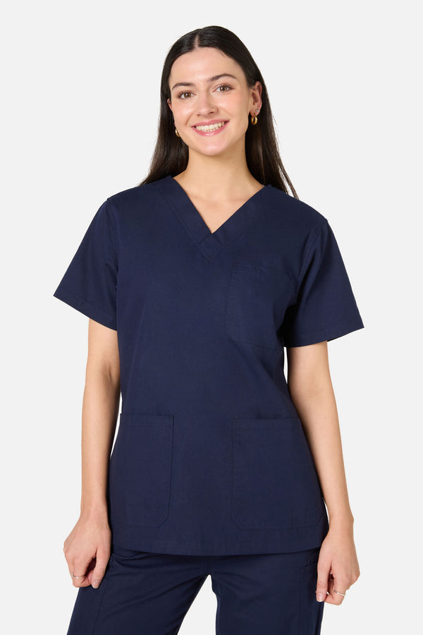 Princess Highway - 100% Cotton Navy Scrub Set - navy