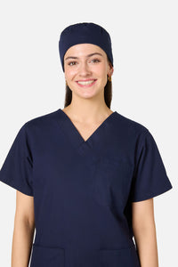 Princess Highway - 100% Cotton Navy Scrub Hat - navy