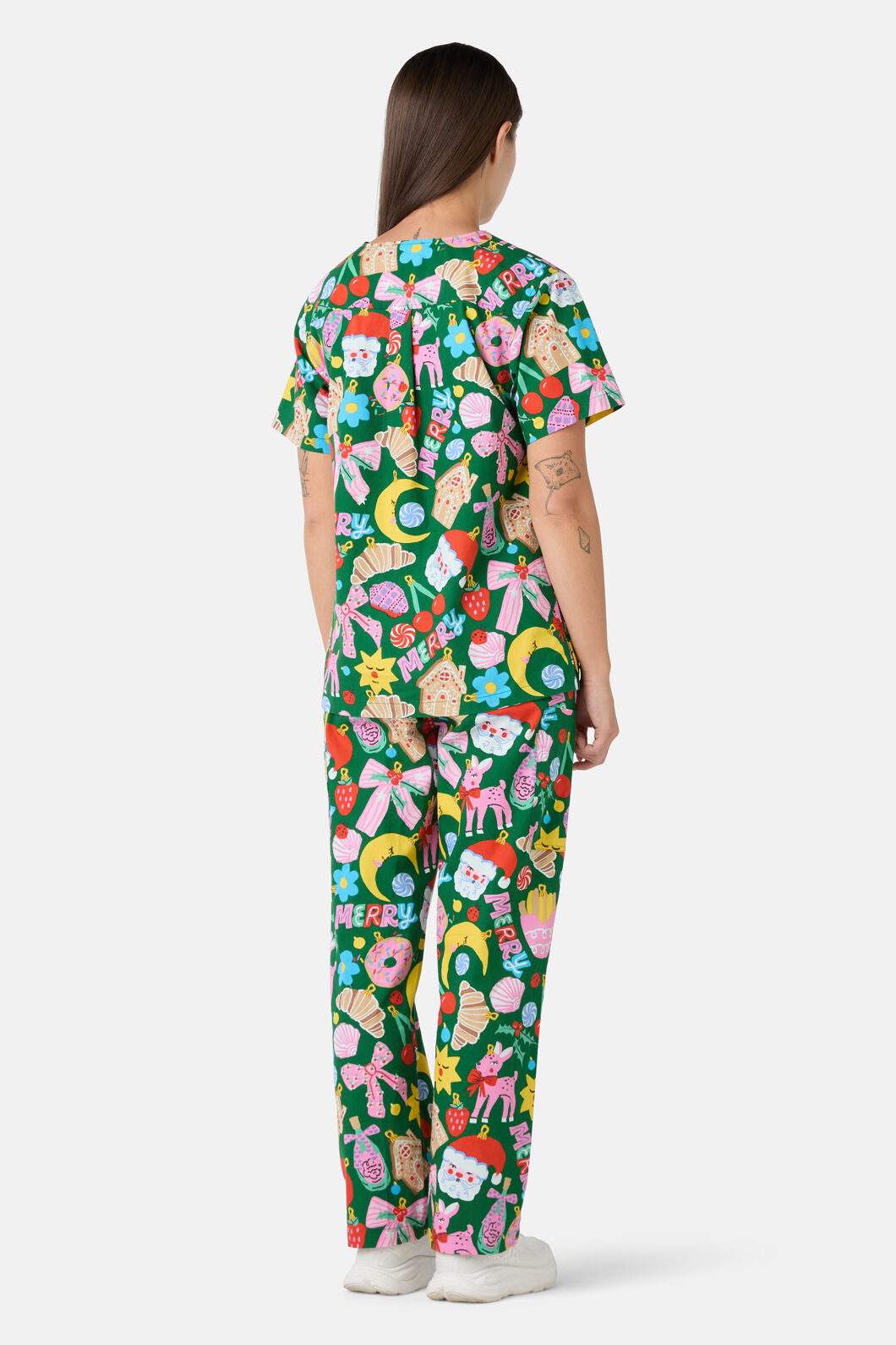 Princess Highway - Merry & Bright Scrub Set - green