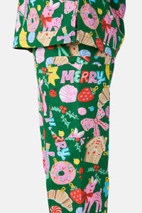 Princess Highway - Merry & Bright Scrub Set - green