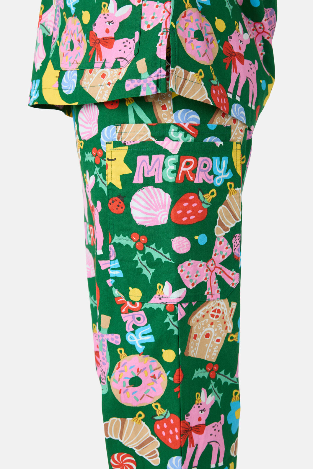 Princess Highway - Merry & Bright Scrub Set - green
