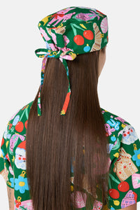 Princess Highway - Merry & Bright Scrub Hat - green