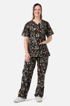 Princess Highway - Botanical Scrub Set - black