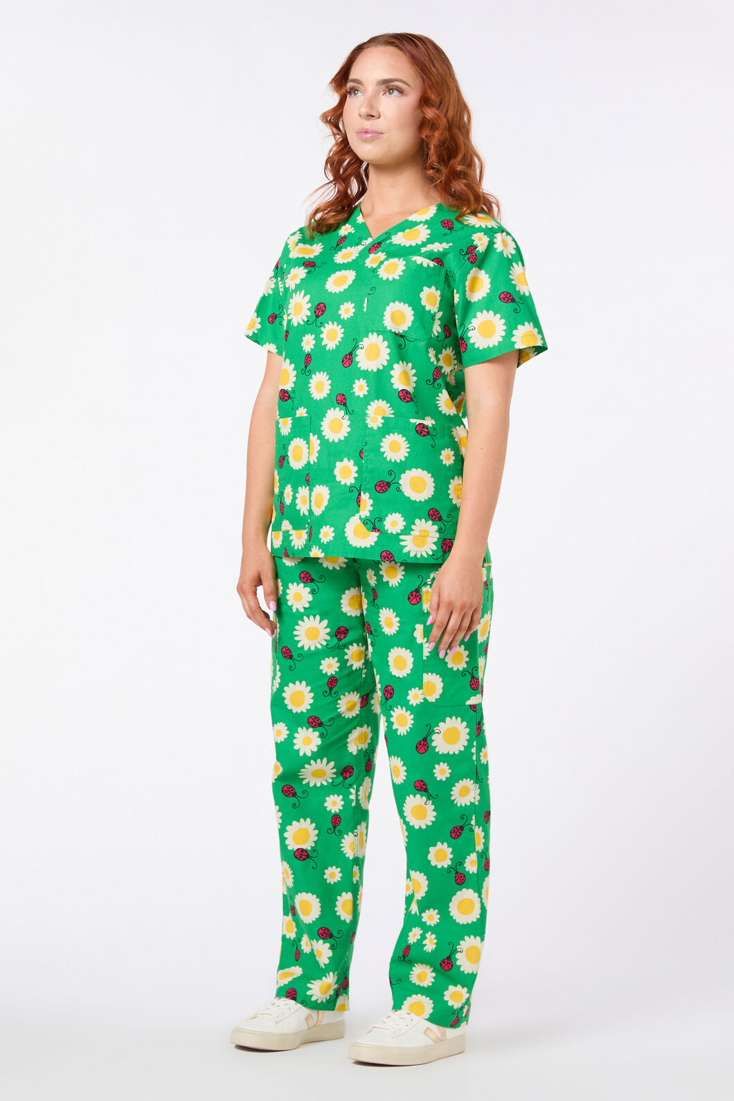 Princess Highway - Daisy Ladybird scrub set - green