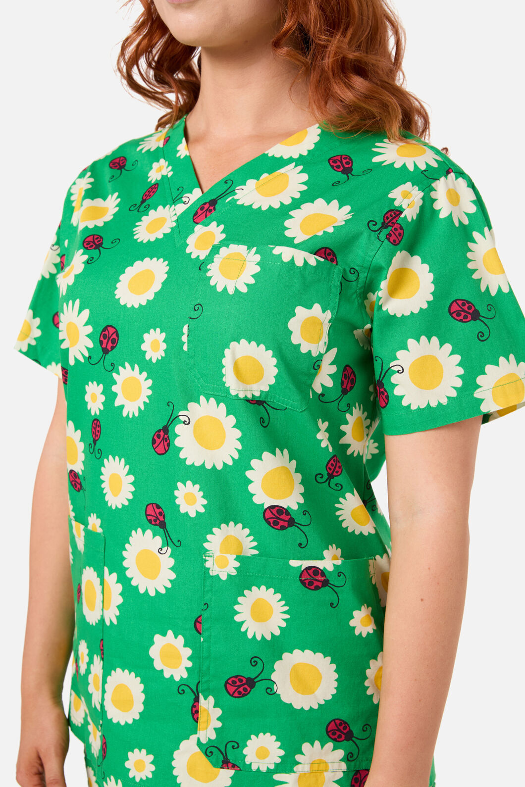 Princess Highway - Daisy Ladybird scrub set - green