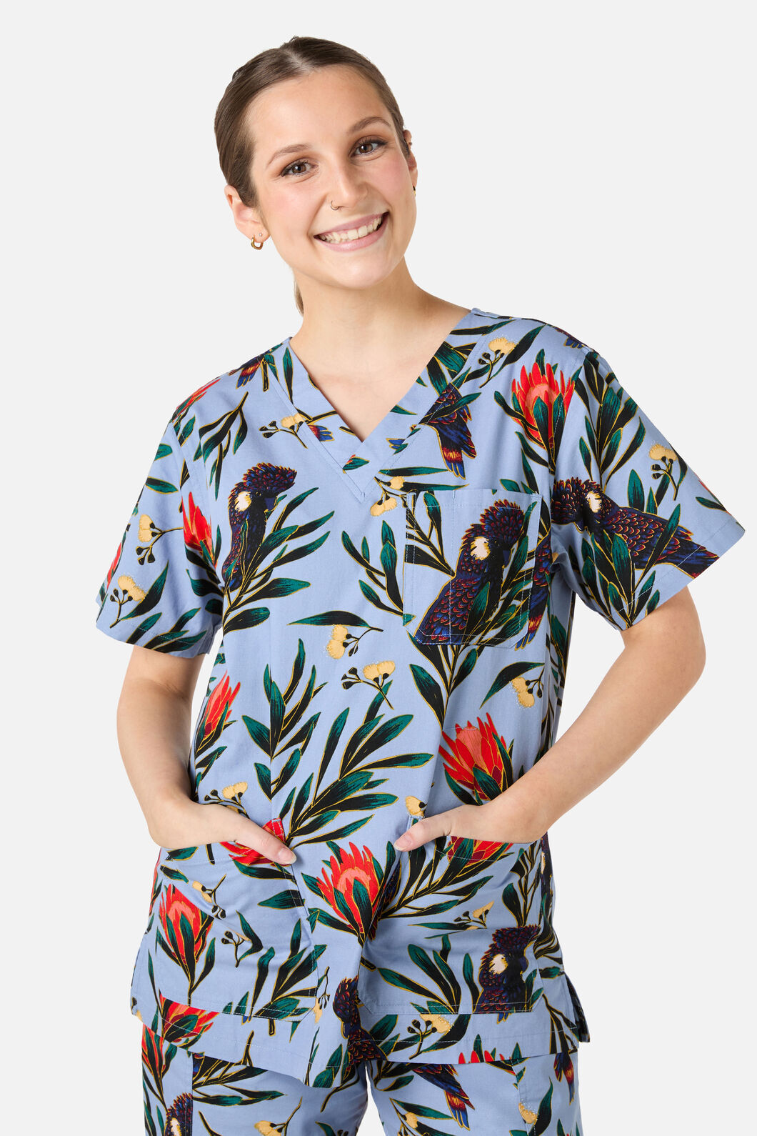 Cockatoo Protea Scrub Set – Princess Highway