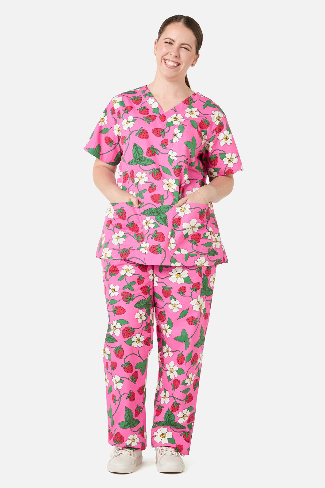 Princess Highway - Berry Cute scrub set - pink