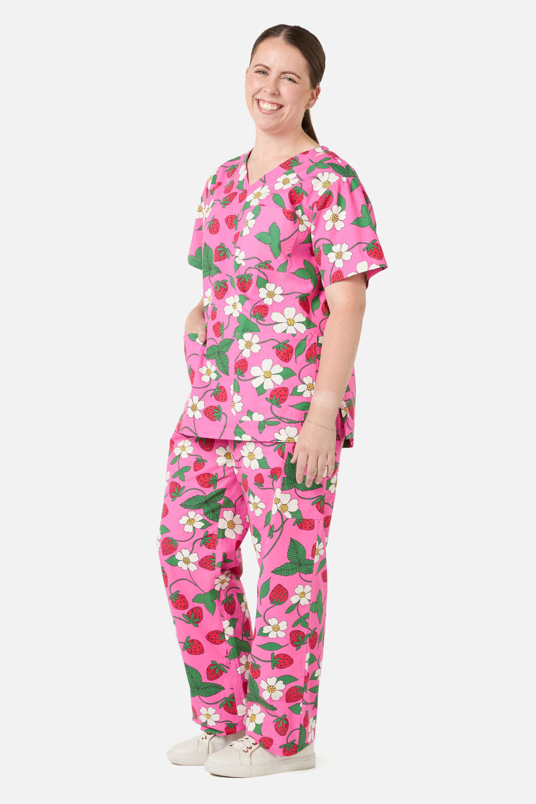 Princess Highway - Berry Cute scrub set - pink