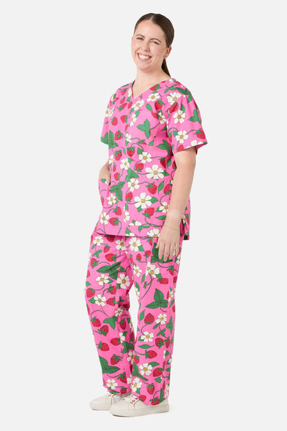 Princess Highway - Berry Cute scrub set - pink