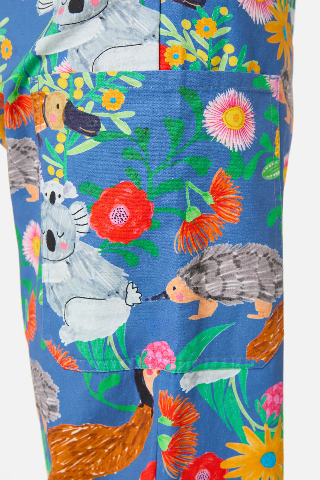 Princess Highway - Bush Tapestry scrub set - blue