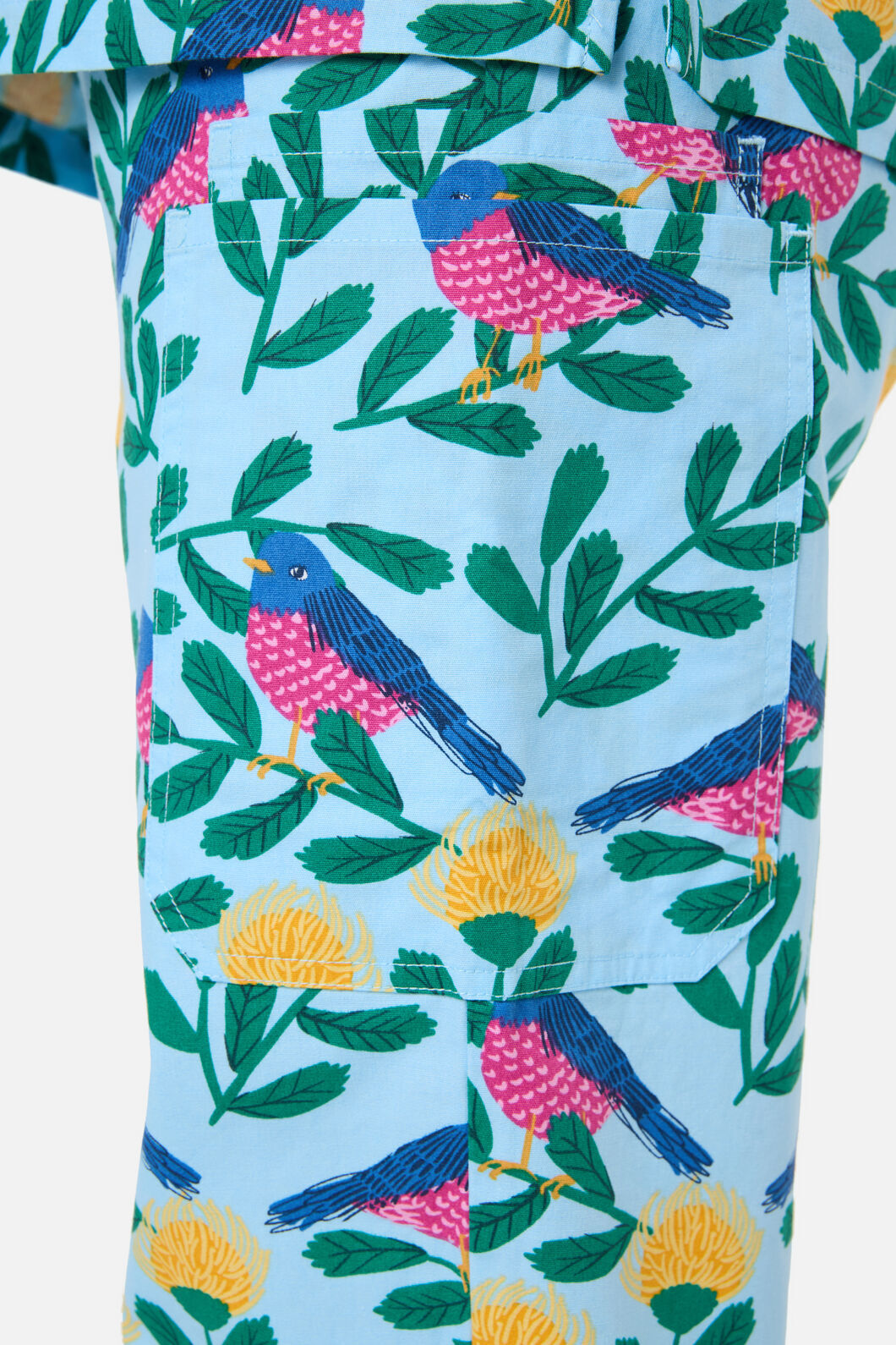 Princess Highway - PINK ROBIN SCRUB SET - blue