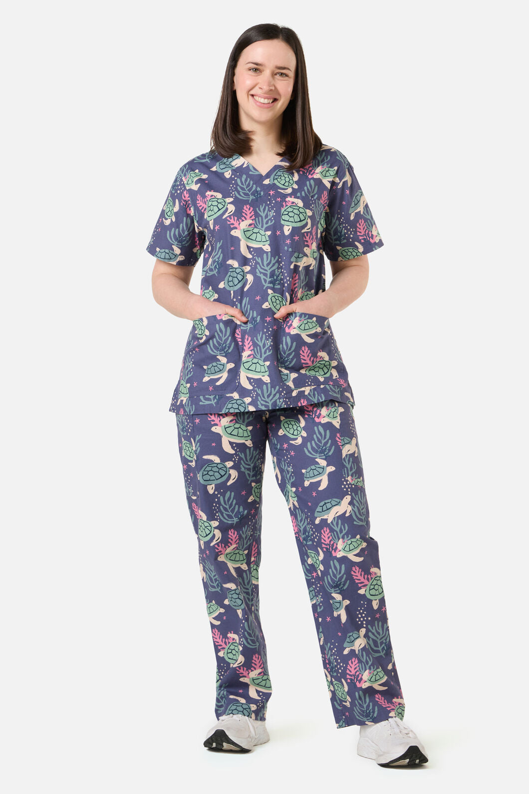 Princess Highway - SEA TURTLE SCRUB SET - blue