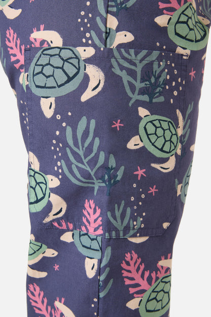 Princess Highway - SEA TURTLE SCRUB SET - blue