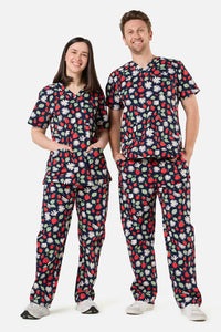 Princess Highway - LA FRAISE SCRUB SET - navy
