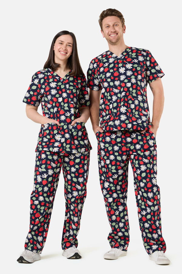 Princess Highway - LA FRAISE SCRUB SET - navy