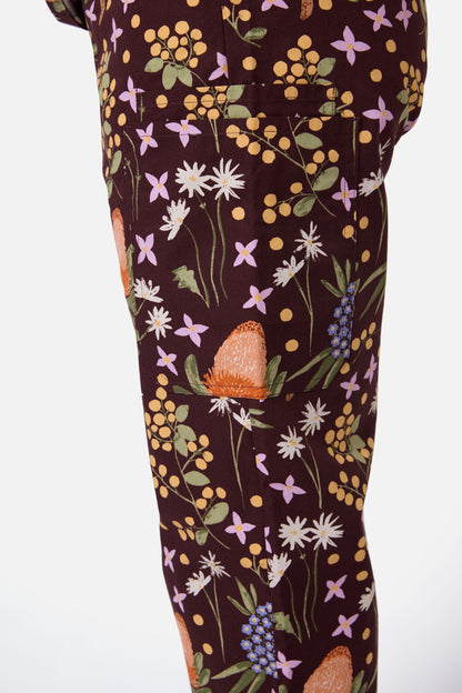 Princess Highway - BANKSIA BOUQUET SCRUB SET - chocolate