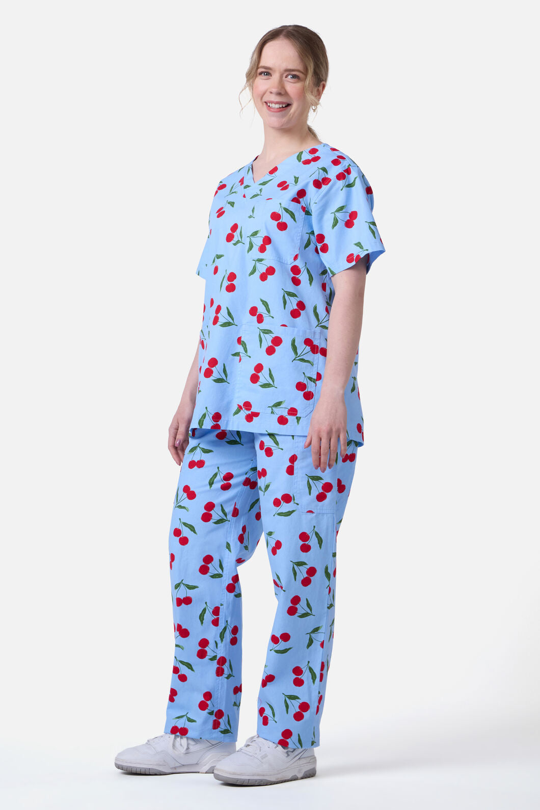 Princess Highway - CHERRY SCRUB SET - blue