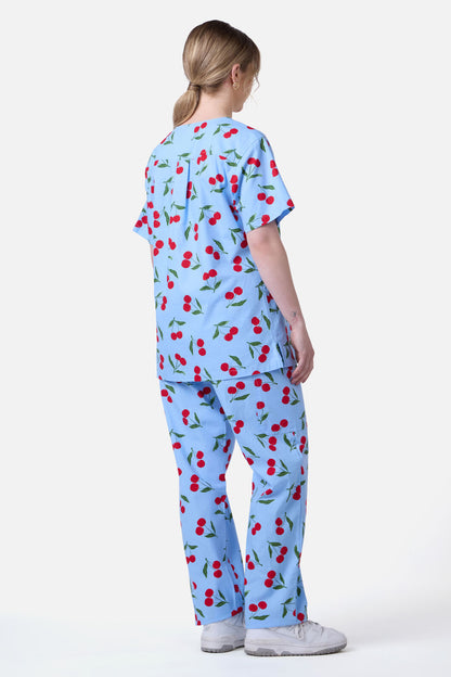Princess Highway - CHERRY SCRUB SET - blue