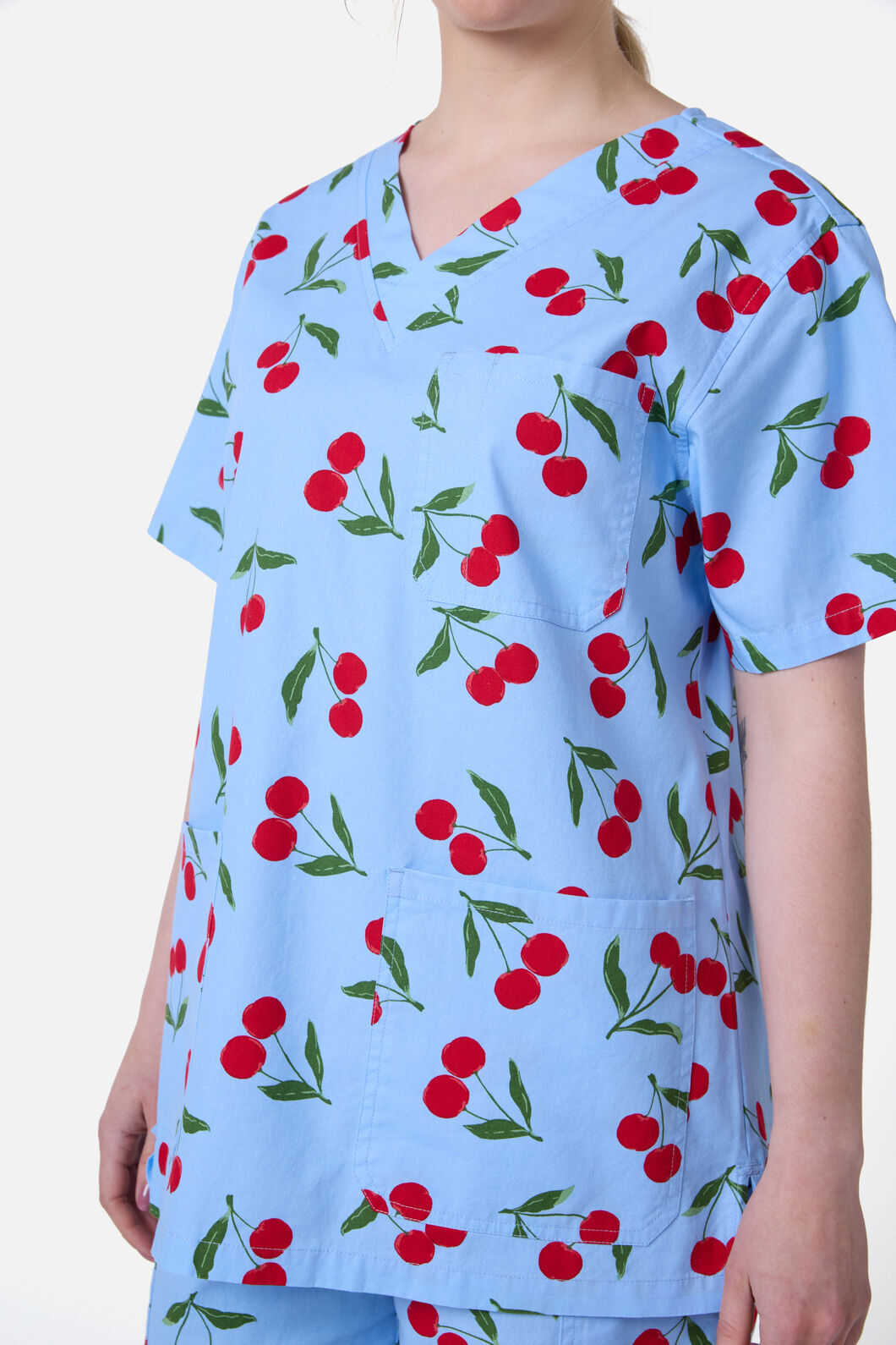 Princess Highway - CHERRY SCRUB SET - blue