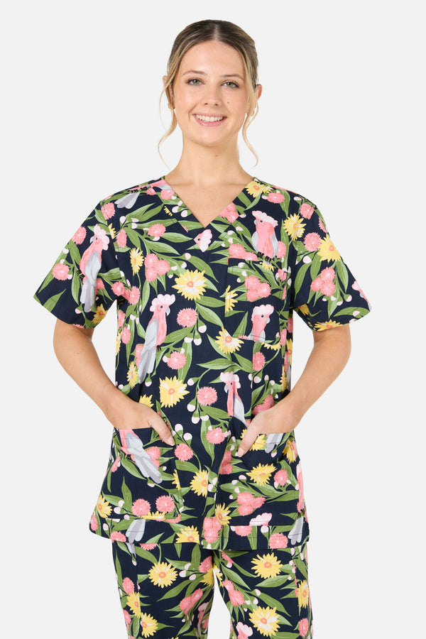 Princess Highway - Galah scrub set - navy