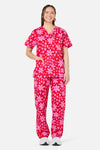 Princess Highway - Valentina Scrub Set - red